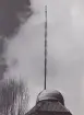 Den vid de första försökssändningarna med television använda antennmasten. (Var uppsatt på Tekniska Högskolans observatorietorn).