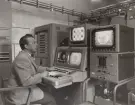 TV-centralen i Göteborg. Interiör.