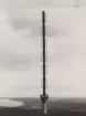 TV-antenn på toppen av ena Nackamasten (1955). Television