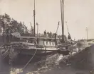 Foton från utläggningen av Vetterkabeln 1899.
