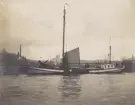 Foton från utläggningen av Vetterkabeln 1899.
