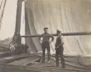 Foton från utläggningen av Vetterkabeln 1899.