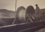 Kabelutläggningen över Gullmarsfjorden 1926.