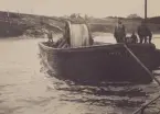 Kabelutläggningen över Gullmarsfjorden 1926.