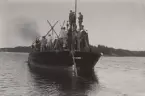 Finlandskabelns utläggning aug. 1928.