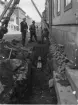 Kabelarbete Hudiksvall. Är 1905.
