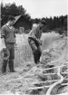 Kabeldragning Växjö - Tingsryd 1965.