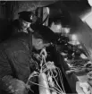 Kabellagning i Stockholm 1960.
