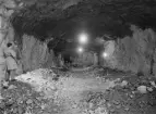 Kabeltunnel i Stockholm år 1969.