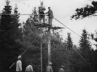 Luftkabel i närheten av Göteborg.