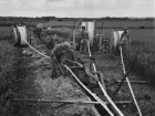 Från utläggningen av Västkustkabeln 1939.