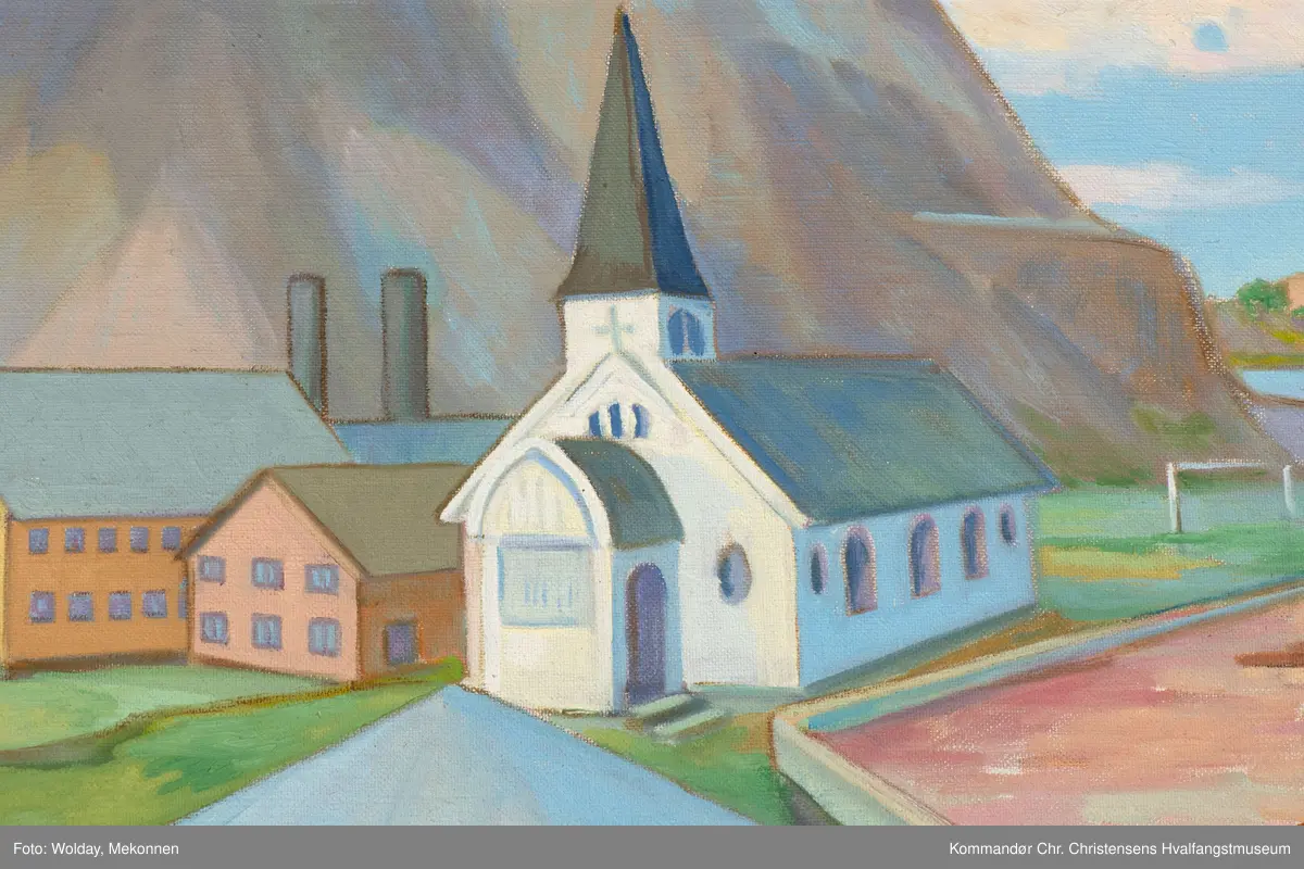 Fra Leith Harbour og Husvik Harbour. Grytviken, Syd-Georgia.