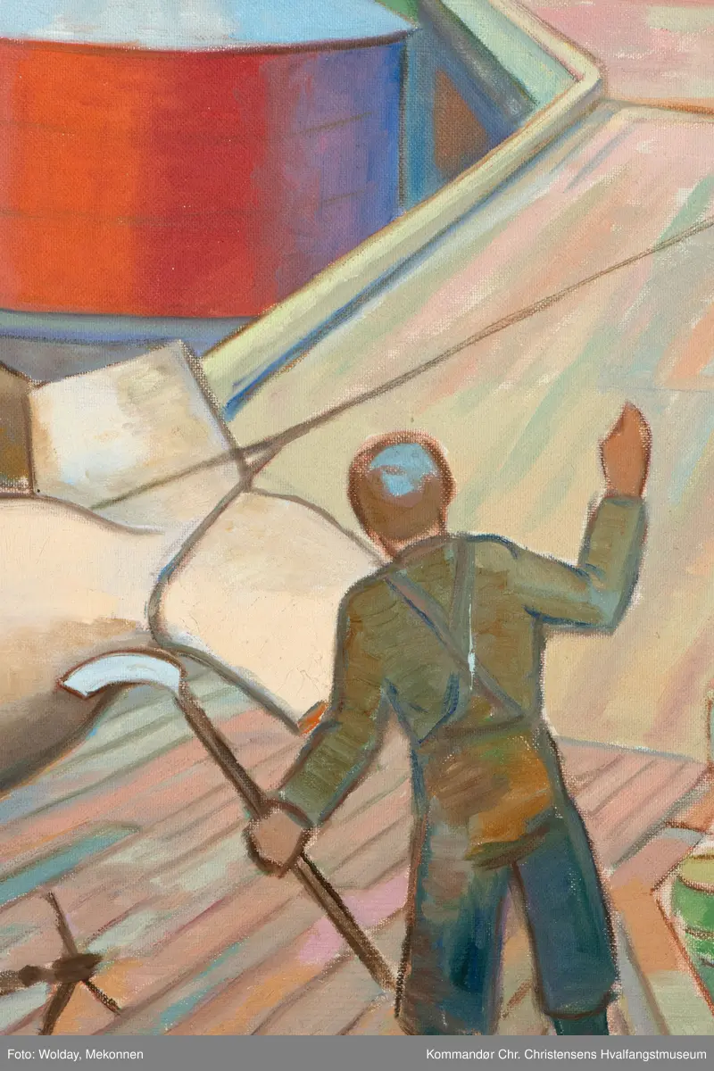 Fra Leith Harbour og Husvik Harbour. Grytviken, Syd-Georgia.