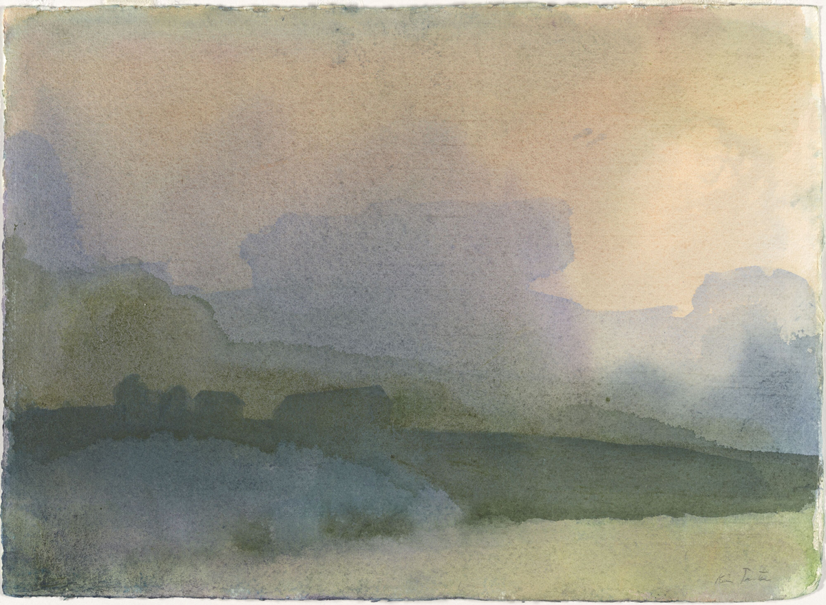 Sommernatt [Tegning]