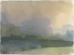 Sommernatt [Tegning]