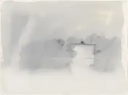 Ved poetens hus [Tegning]