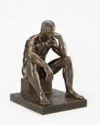 Sittende atlet [Statue]