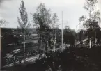 Järnvägen genom Lima. Limedsforsen-Särna Järnväg.