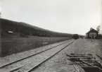 Hammargårdens hållplatsstuga vid Limedsforsen-Särna Järnväg.