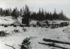 Fuluälvens grusgrop vid Limedsforsen-Särna Järnväg.