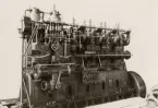 Tvåtakts Marin Diesel Polar motor, typ P 4 K, 220 eff. hkr.