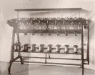Maskin för spolning av silke, från Silkesfabriken, Nol, R.W. Sterhlenerts Silkesfabrik, Västergötland.