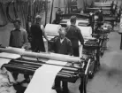 Sveriges Förenade Trikåfabriker, Borås.Avdelning E. Mangelrum.