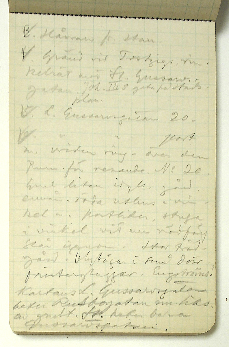 Karl-Erik Forsslund anteckningar år 1927-1929 om Hedemora stad, notisblock I. 

Opublicerat material till bokverket 'Med Dalälven från källorna till havet.'