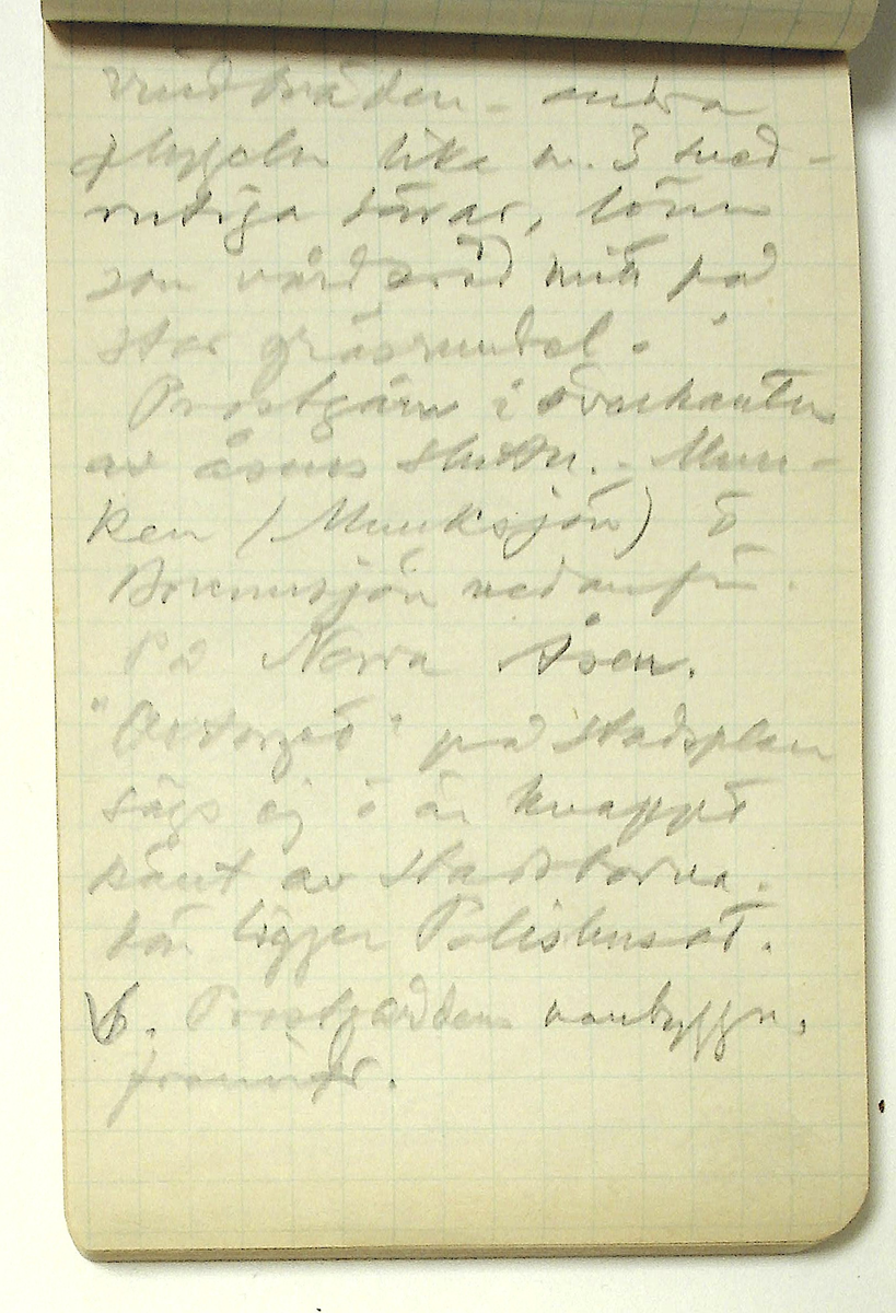 Karl-Erik Forsslund anteckningar år 1927-1929 om Hedemora stad, notisblock I. 

Opublicerat material till bokverket 'Med Dalälven från källorna till havet.'