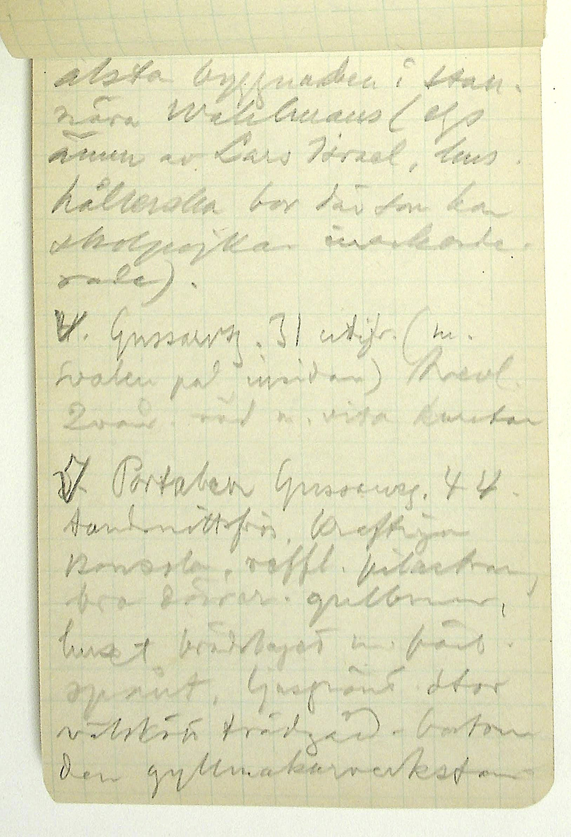 Karl-Erik Forsslund anteckningar år 1927-1929 om Hedemora stad, notisblock I. 

Opublicerat material till bokverket 'Med Dalälven från källorna till havet.'