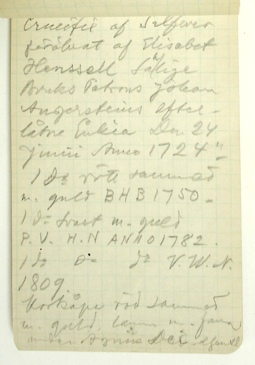 Karl-Erik Forsslund anteckningar år 1927-1929 om Hedemora stad, notisblock I. 

Opublicerat material till bokverket 'Med Dalälven från källorna till havet.'