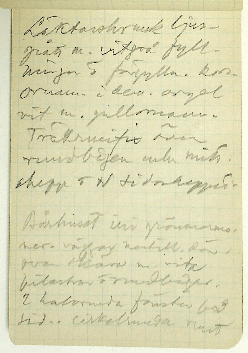 Karl-Erik Forsslund anteckningar år 1927-1929 om Hedemora stad, notisblock I. 

Opublicerat material till bokverket 'Med Dalälven från källorna till havet.'