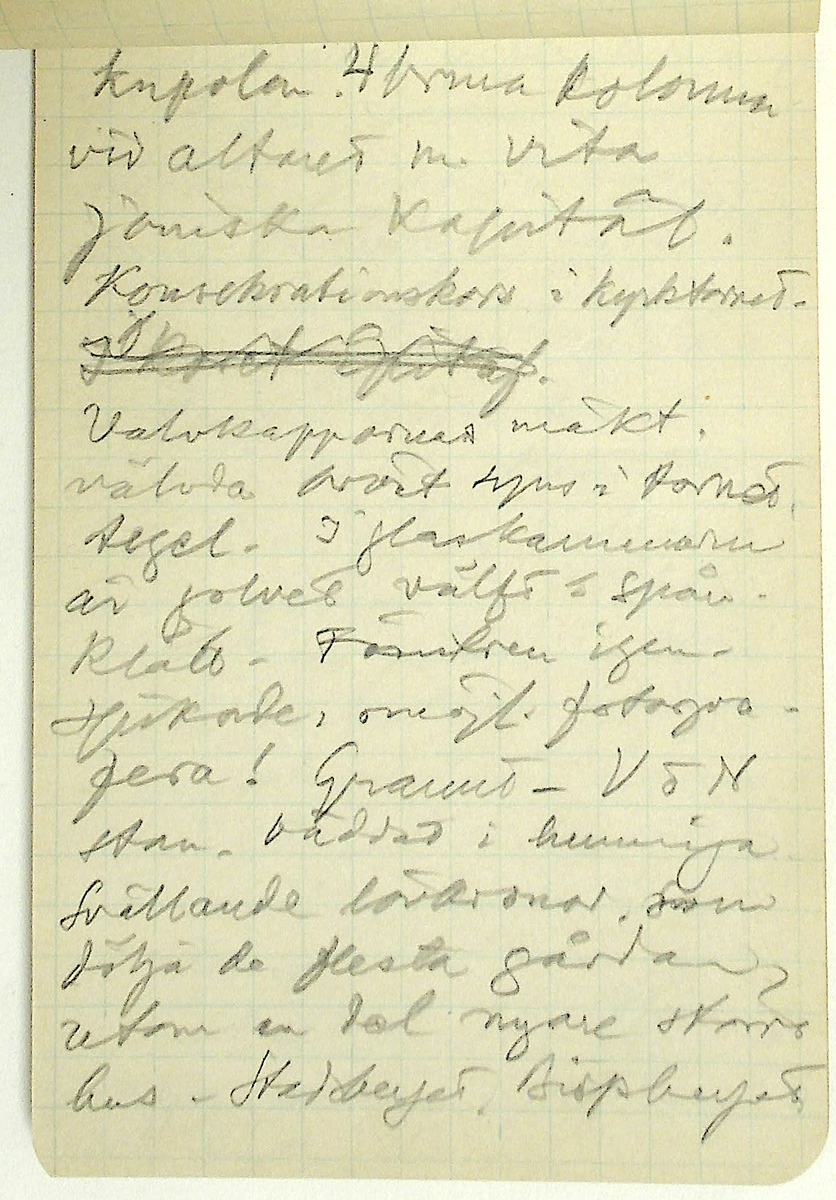 Karl-Erik Forsslund anteckningar år 1927-1929 om Hedemora stad, notisblock I. 

Opublicerat material till bokverket 'Med Dalälven från källorna till havet.'