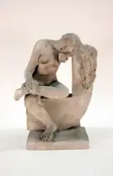 Vilande flicka [Skulptur]