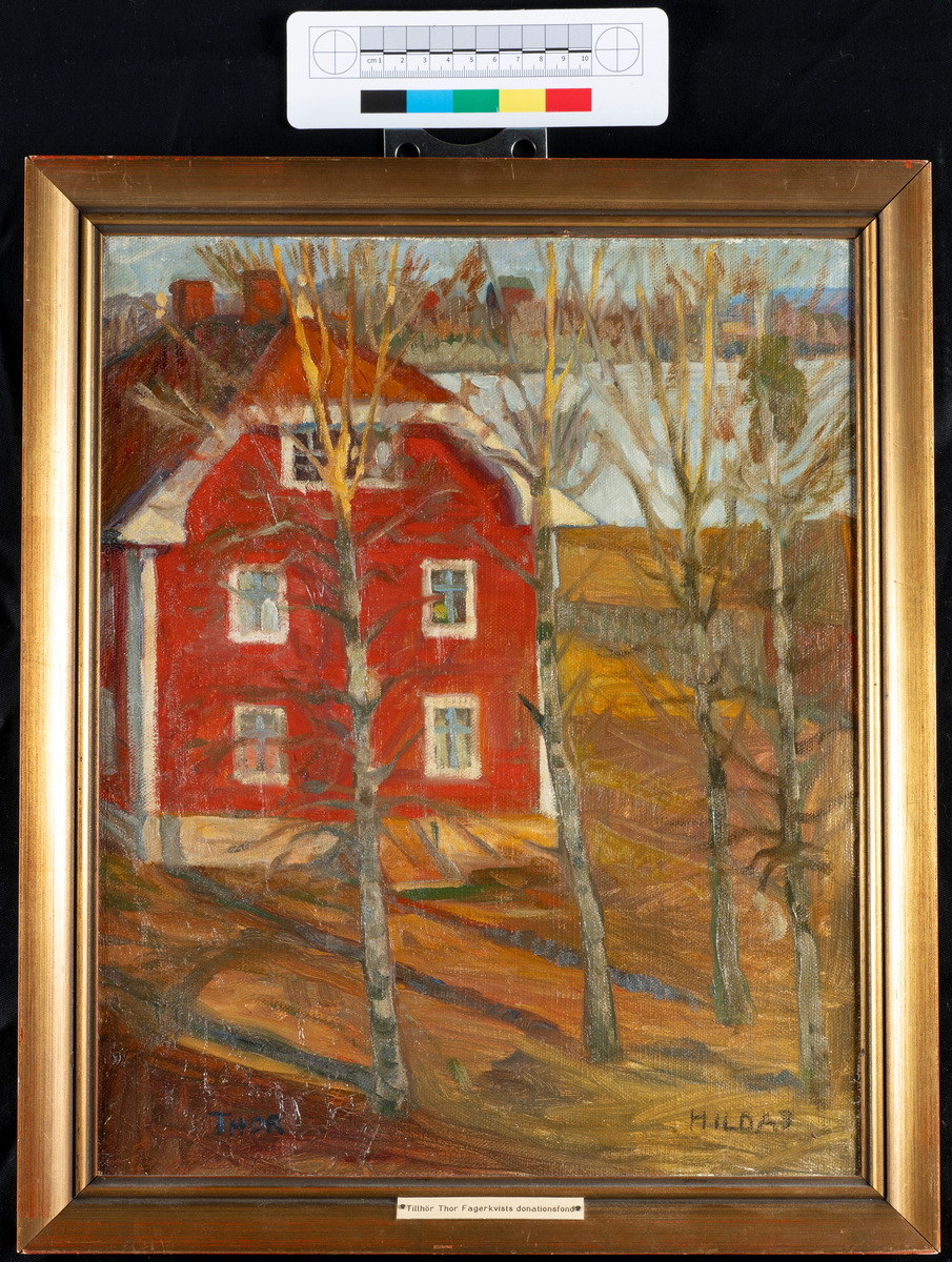 Konstnären Thor Fagerkvists syster Hildas hem