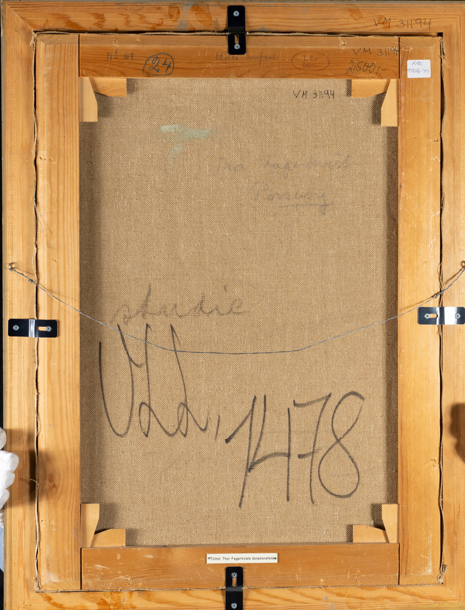 Konstnären Thor Fagerkvists syster Hilda Fagerkvist