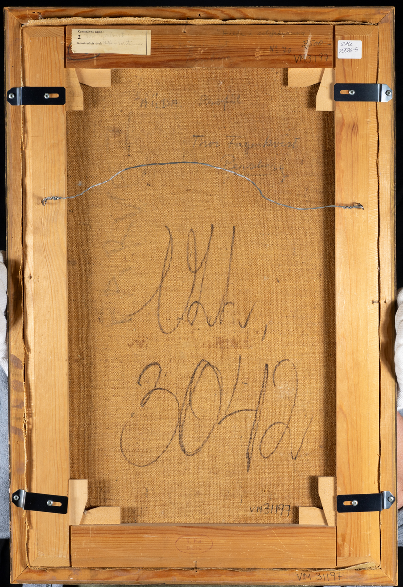 Konstnären Thor Fagerkvists syster Hilda Fagerkvist