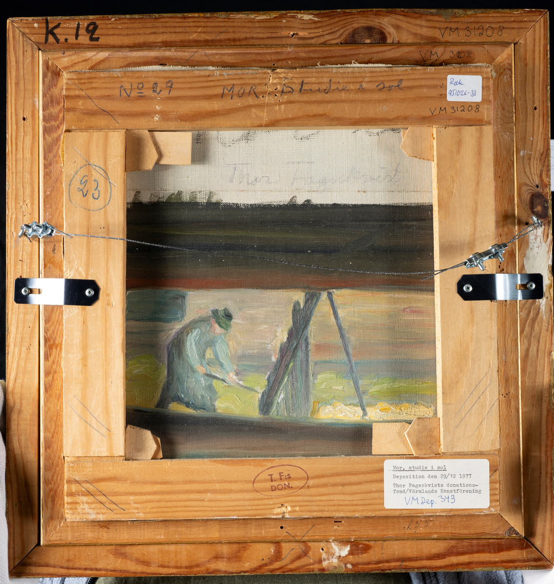 Konstnären Thor Fagerkvists mor