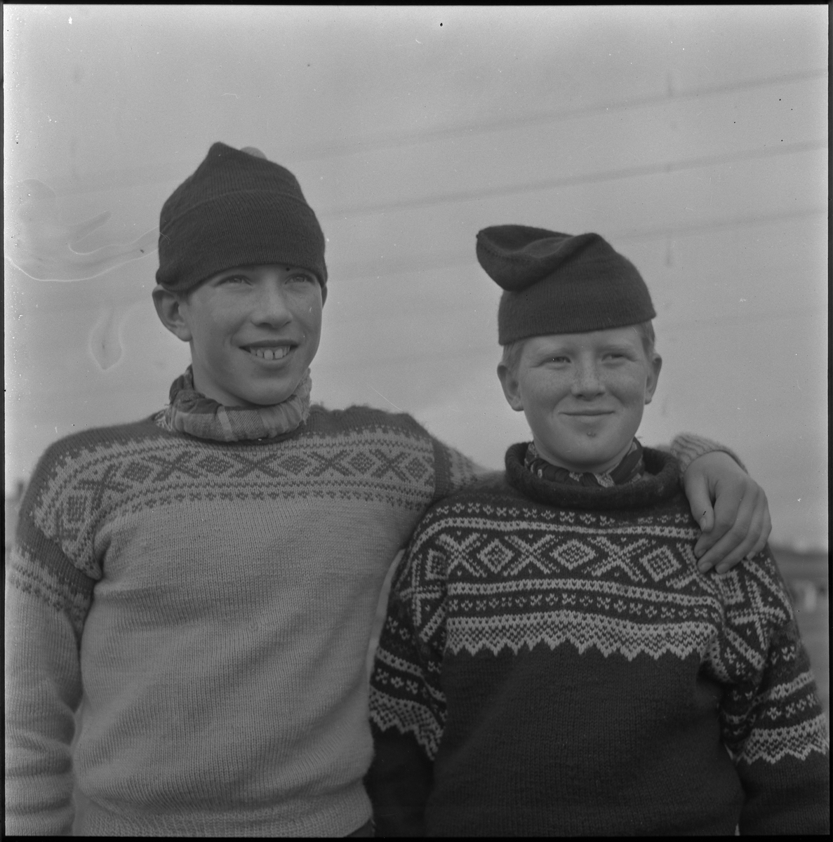 Tre unge redningsmenn