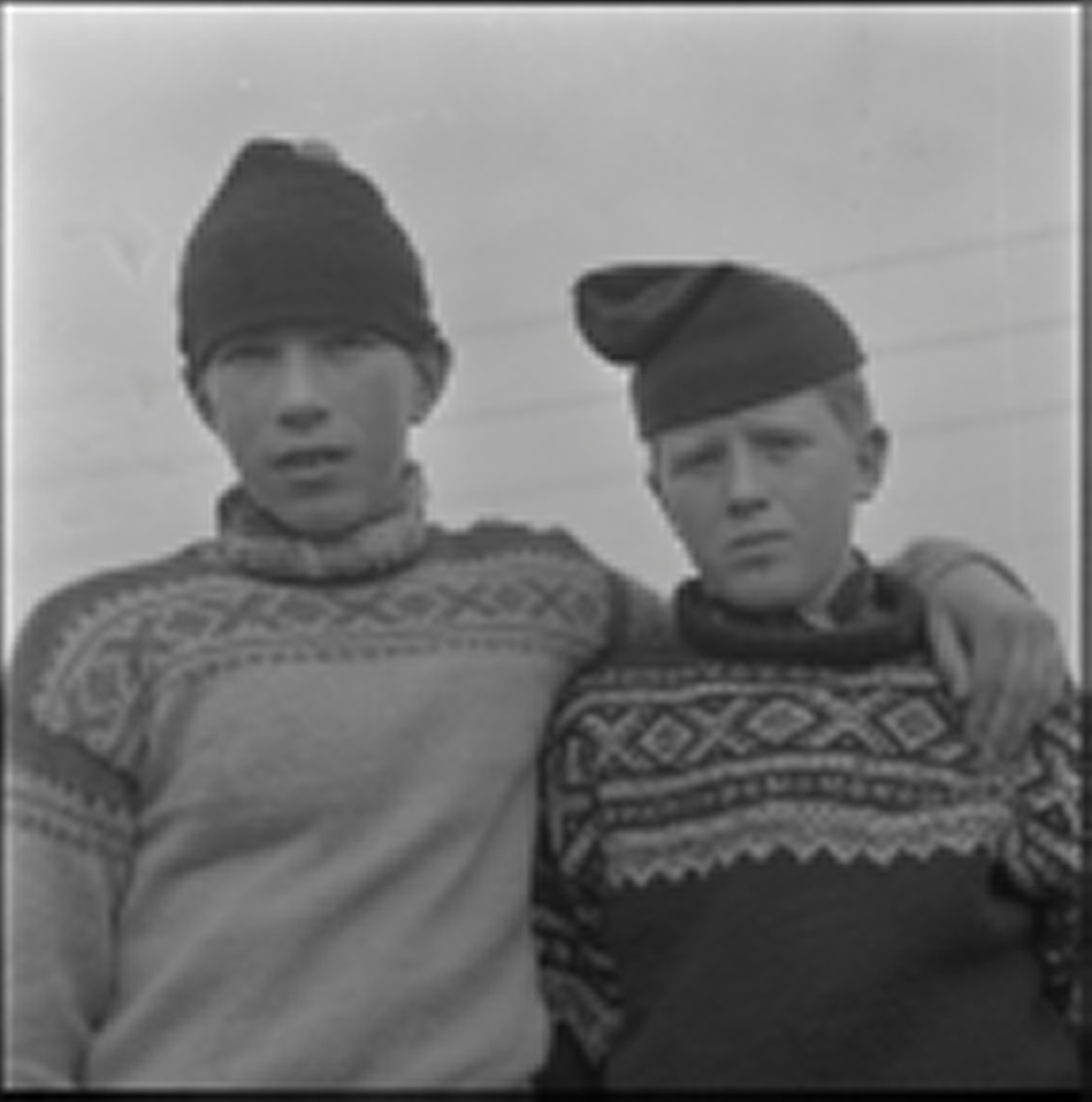 Tre unge redningsmenn