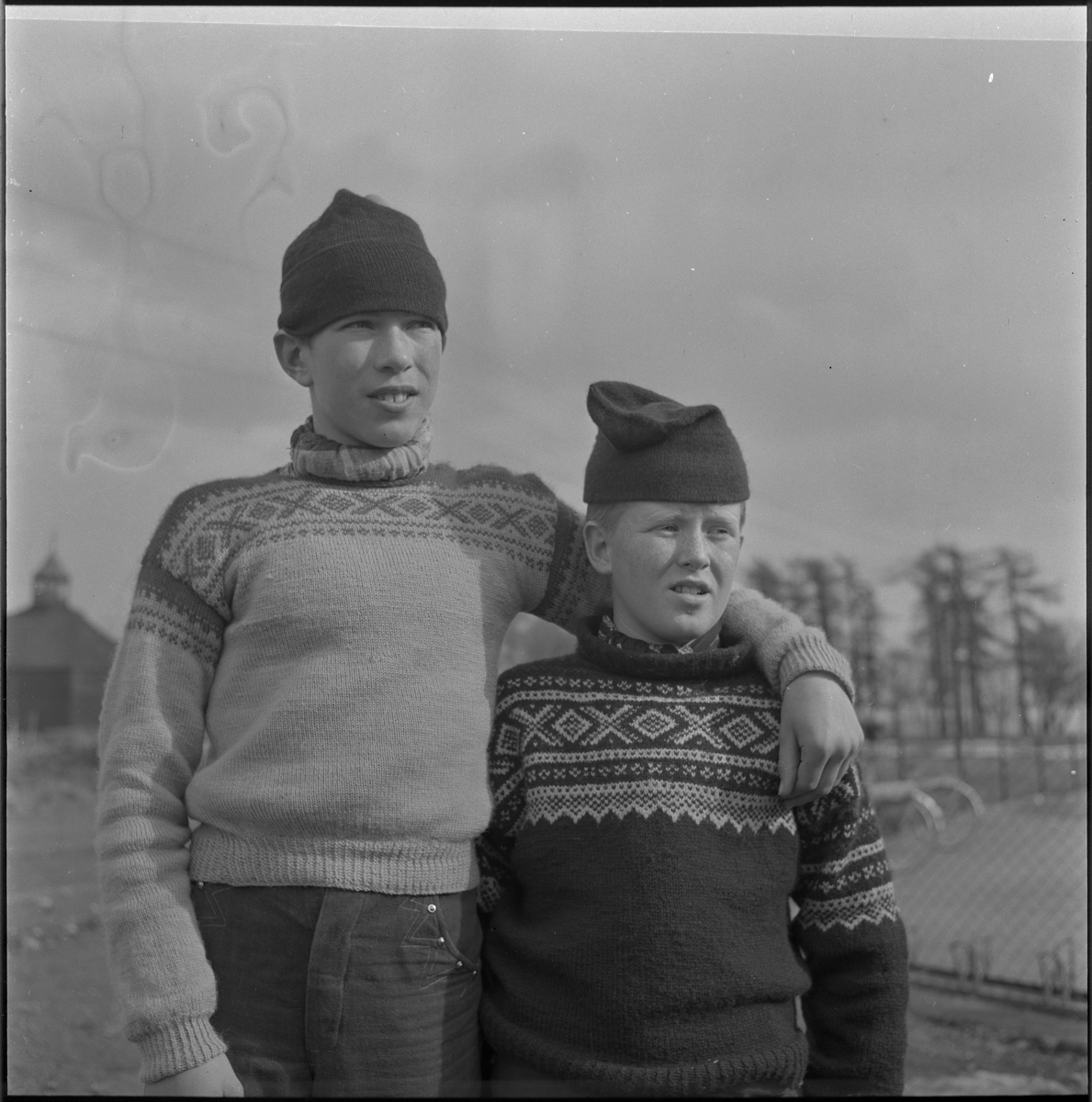 Tre unge redningsmenn