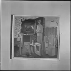 Malerier av Oddvar Alstad i Trondhjems Kunstforening