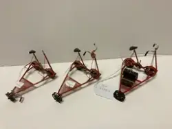 Cykeldressiner, 3 st