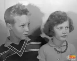 I bild Björn Morgan Kvick med brorsdotter Siv Kvick bredvid.