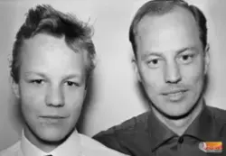 I bild bröderna Björn Morgan Kvick och Gerhard Kvick.