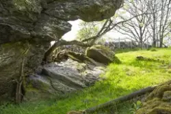 Klunghaugbakken - feltdokumentasjon av skålgroper. Jelsa/Gje