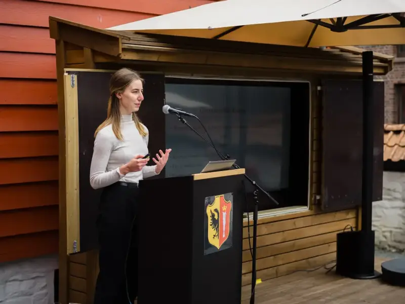 Hansasnakk med Celine Weisenfeld og Tom Lorenz