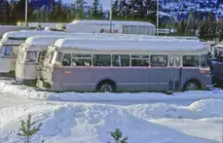 Buss i Lillehammer Oppland 1981