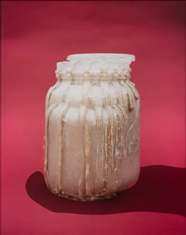 Et verk i utstillingen Regarding the Pain of the Future av Hilde Honerud.