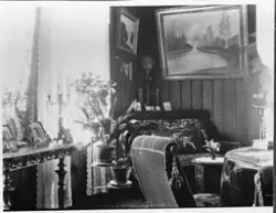 Interiørfoto fra privatleilighet i M. Seierstads forretnings